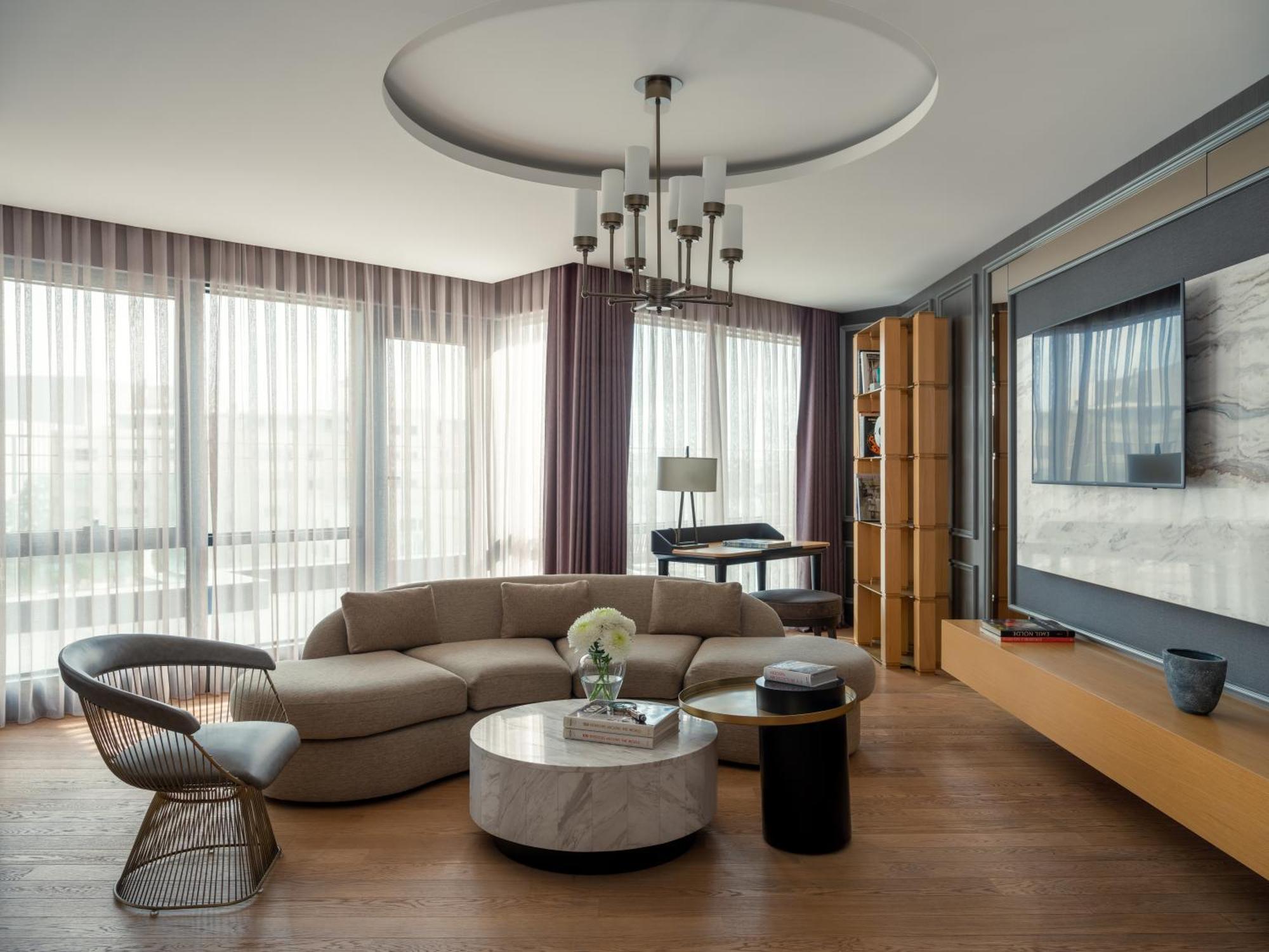 Hotel Sofitel Istanbul Taksim Exterior foto A living room